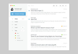 Email Client Concept（sketch格式）下载