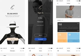 Elegance iOS UI Kit（sketch格式）下载