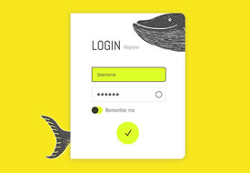 Art Login Form（sketch格式）下载