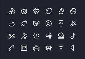 110 Line Icons（sketch格式）下载