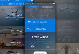 Whitesky Charter Flight App（sketch格式）下载