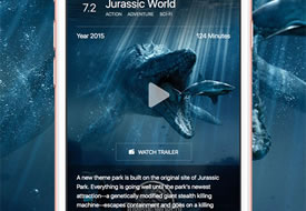 Movie App UI电影类APP界面源文件下载